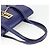 Céline Borsa a mano CELINE in pelle azzurro chiaro oro Auth BAZ584A D'oro Blu chiaro - vista 7