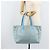 CHANEL Nuova Borsa Tote da Viaggio Nylon Blu Argento CC Auth ti3796 - vista 25