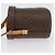 Céline Borsa a spalla in tela Macadam CELINE in pelle PVC marrone oro Auth AMZ048A D'oro - vista 5