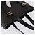 Céline Borsa tote in tela Macadam CELINE in pelle PVC nera e oro Auth LNZ687 Nero D'oro - vista 7