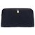 Borsa Clutch in Tela Trotter Christian Dior 2 Pezzi Blu Navy Oro Auth ep13971 - vista 2