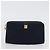 Borsa Clutch in Tela Trotter Christian Dior 2 Pezzi Blu Navy Oro Auth ep13971 - vista 9