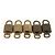 LOUIS VUITTON Set di 5 Lucchetti in metallo Oro LV Auth 173290 D'oro - vista 5
