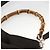 Borsa a Spalla GUCCI Bamboo Nylon 2in1 Marrone Argento 001 1781 1577 Auth gh1931 - vista 8
