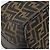 FENDI Zucca Canvas Handtasche braun schwarz Auth LNZ770 - Ansicht 10