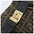 FENDI Zucca Canvas Handtasche braun schwarz Auth LNZ770 - Ansicht 13