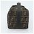 FENDI Zucca Canvas Handtasche braun schwarz Auth LNZ770 - Ansicht 5