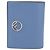FENDI F-Is Portafoglio Bifold in Pelle Azzurro Chiaro Argento Auth am11084A Blu chiaro - vista 2