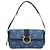 Borsa a Spalla Gancini in Tela Beige Oro Salvatore Ferragamo Auth gh1995A - vista 2