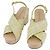 Sandali CHANEL COCO Mark Tweed Giallo CC Auth AMZ178M
