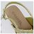 Sandali CHANEL COCO Mark Tweed Giallo CC Auth AMZ178M - vista 13