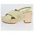 Sandali CHANEL COCO Mark Tweed Giallo CC Auth AMZ178M - vista 23