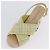 Sandali CHANEL COCO Mark Tweed Giallo CC Auth AMZ178M - vista 24