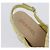 Sandali CHANEL COCO Mark Tweed Giallo CC Auth AMZ178M - vista 32