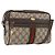 Borsa Sherry Line GG Supreme Web di GUCCI in PVC beige e oro 67 02 004 Auth LNZ594 D'oro