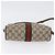 Borsa Sherry Line GG Supreme Web di GUCCI in PVC beige e oro 67 02 004 Auth LNZ594 D'oro - vista 9