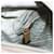 Borsa a Spalla PRADA Nylon Rosa Argento Auth ARZ292 - vista 22