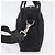 FENDI Handtasche Nylon 2-in-1 Schwarz Silber Authentisch ka3439 - Ansicht 4