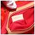 LOUIS VUITTON Monogram Vernis Reade PM Borsa a Mano Rossa M91088 Auth am11167A Rosso - vista 11