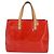 LOUIS VUITTON Monogram Vernis Reade PM Borsa a Mano Rossa M91088 Auth am11167A Rosso - vista 13