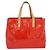 LOUIS VUITTON Monogram Vernis Reade PM Borsa a Mano Rossa M91088 Auth am11167A Rosso - vista 2