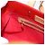 LOUIS VUITTON Monogram Vernis Reade PM Borsa a Mano Rossa M91088 Auth am11167A Rosso - vista 21
