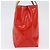 LOUIS VUITTON Monogram Vernis Reade PM Borsa a Mano Rossa M91088 Auth am11167A Rosso - vista 4
