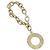 Portachiavi GIVENCHY in metallo dorato Auth BA11586