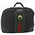 Borsa da viaggio GUCCI GG Canvas Web Sherry Line Nera Oro Auth ARZ288 Nero D'oro