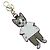 GUCCI GG Supreme Boris Yuko Higuchi Charm PVC Beige Auth LNZ613SM