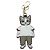 GUCCI GG Supreme Boris Yuko Higuchi Charm PVC Beige Auth LNZ613SM - vista 2