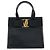 Borsa a mano Vala in pelle nera e oro di Salvatore Ferragamo Auth gh1876 Nero D'oro - vista 2