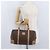 Céline Borsa a mano in tela Macadam CELINE in pelle PVC marrone oro Auth YKZ161A D'oro - vista 22