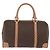 Céline Borsa a mano in tela Macadam CELINE in pelle PVC marrone oro Auth YKZ161A D'oro - vista 3