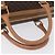Céline Borsa a mano in tela Macadam CELINE in pelle PVC marrone oro Auth YKZ161A D'oro - vista 7