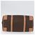 Céline Borsa a mano in tela Macadam CELINE in pelle PVC marrone oro Auth YKZ161A D'oro - vista 9