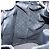 Borsa a mano in nylon nero e argento Gucci Bamboo 001 2855 1657 Auth gh1942 - vista 19