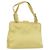 Borsa Tote PRADA Satin Giallo Oro Auth ARZ560 D'oro