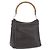 Bamboo Borsa a mano in pelle marrone con bambù GUCCI Argento Auth SW2156