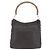Bamboo Borsa a mano in pelle marrone con bambù GUCCI Argento Auth SW2156 - vista 3