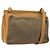 Borsa a Spalla GUCCI in Tela Beige Oro Auth 173908