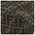 Borsa a mano in tela Zucca FENDI nera e marrone Auth LNZ693 Nero - vista 9