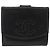 Billetera Bifold CHANEL de Piel Caviar Negra Oro CC Auth bs34185 Negro Dorado - vista 2