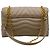 Borsa a Spalla Louis Vuitton New Wave Chain GM in Pelle di Vitello Taupe Beige - vista 3
