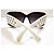 Occhiali da Sole Chanel Quadrati Bianchi e Neri - 5483 - c.1656/S6 Nero Bianco - vista 11