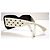 Occhiali da Sole Chanel Quadrati Bianchi e Neri - 5483 - c.1656/S6 Nero Bianco - vista 12