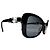 Gafas de sol Chanel Cat Eyes negras - 5445-H c.501/S4 - ¡Raro! Negro