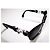 Gafas de sol Chanel Cat Eyes negras - 5445-H c.501/S4 - ¡Raro! Negro - vista 8