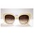 Gafas de sol Céline Triomphe marfil ovaladas - CL40226U 25F Crema - vista 3