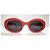 Gafas de sol Céline Triomphe rojo coral ovaladas - CL40194U 66A - vista 10